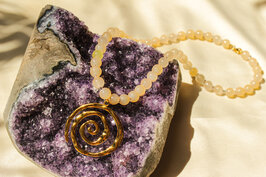 Radiant Spiral Necklace