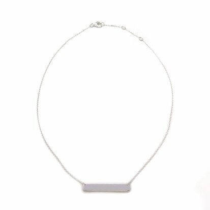  Nova necklace ♡ bar silver