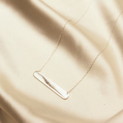  Nova necklace ♡ bar silver