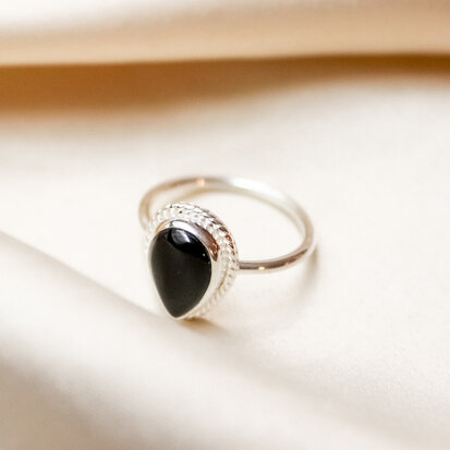 Scarlett ring ♥ onyx silver