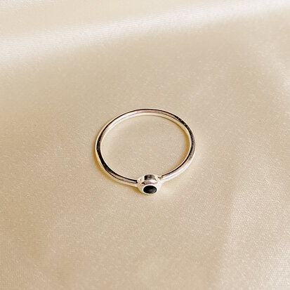 Lana ring ♥ onyx silver