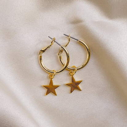 Astra earrings ★ star gold