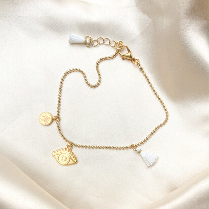 Maeve anklet ♥ white gold