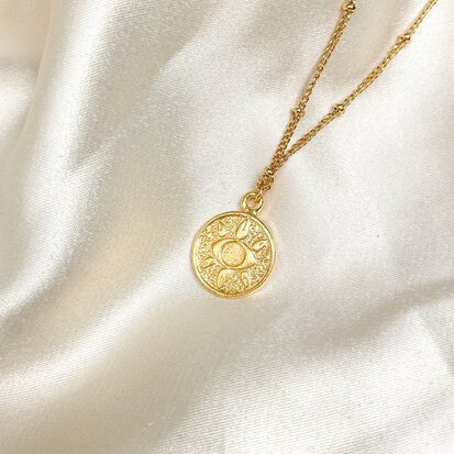 Lyana necklace ♥ eye pendant gold