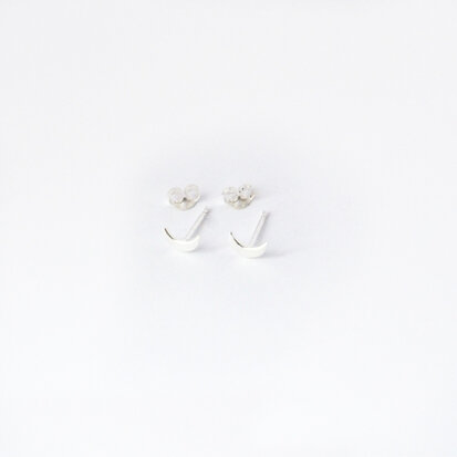 Moonchild studs ☽ silver