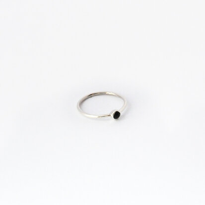 Lana ring ♥ onyx silver