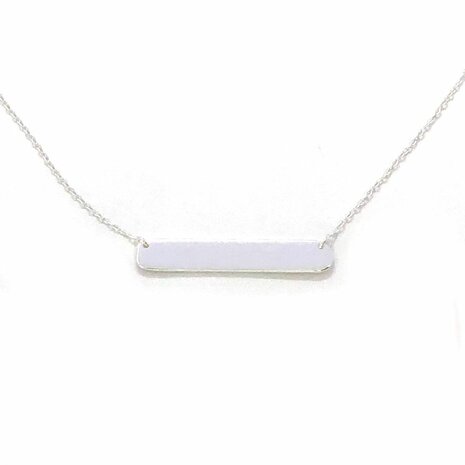  Nova necklace ♡ bar silver