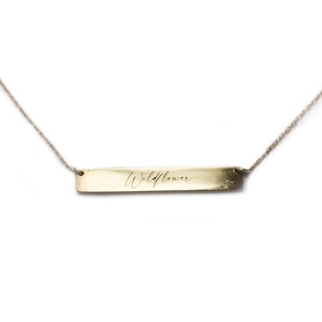 Wildflower necklace ❀ gold