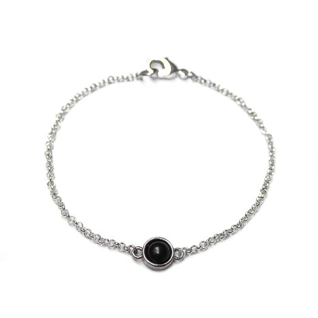 Livia bracelet • black silver