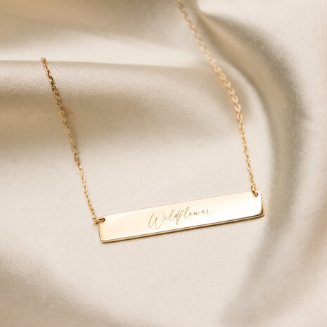 Wildflower necklace ❀ gold