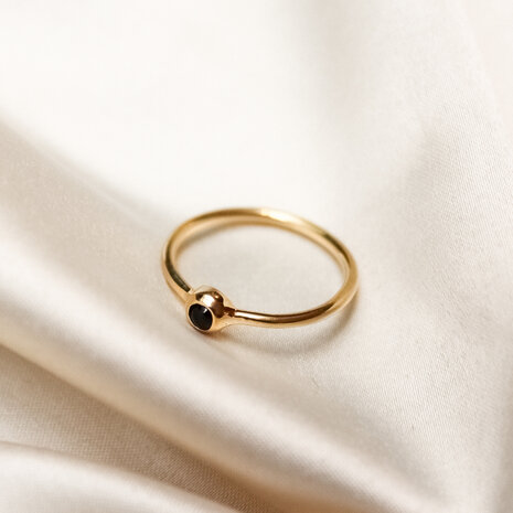 Lana ring ♥ onyx gold