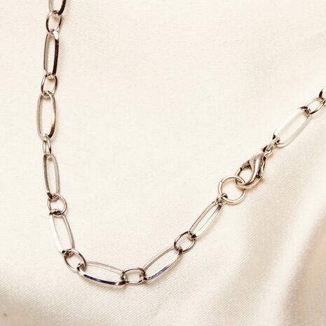 Love necklace ♡ schackle chain silver