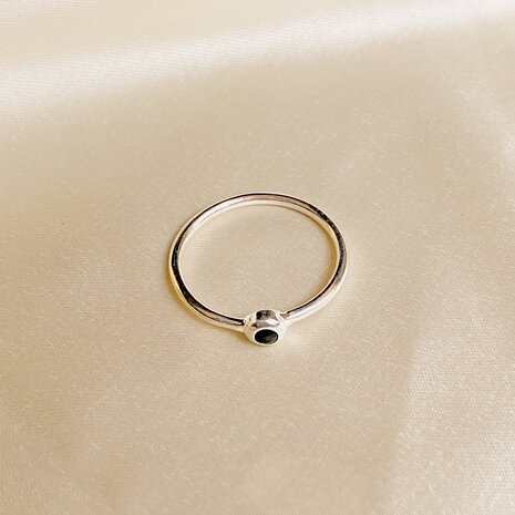 Lana ring ♥ onyx silver