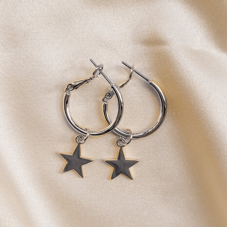 Astra earrings ★ star silver