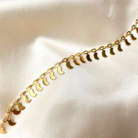 Luan bracelet ☽ moon gold