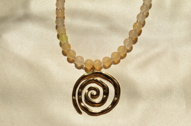 Radiant Spiral Necklace