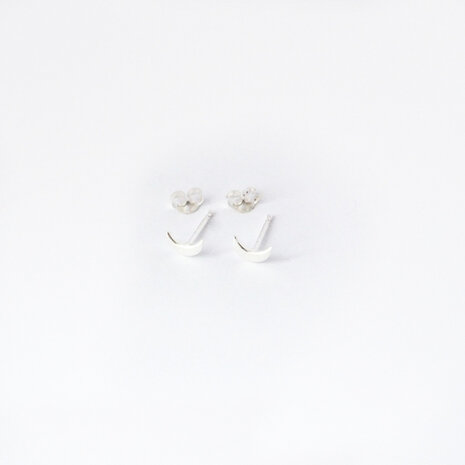 Moonchild studs ☽ silver