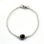 Silver and black