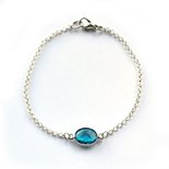 Silver and aqua