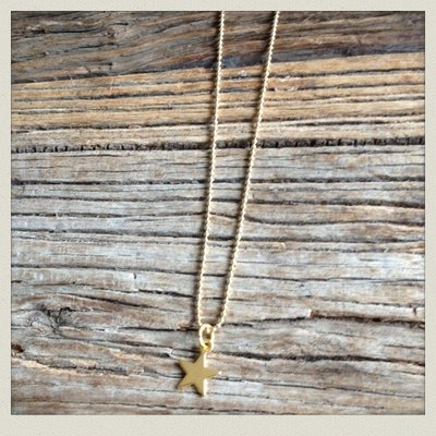Ketting star (goud)