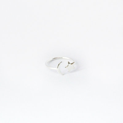 Ring star and moon