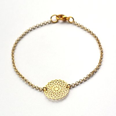 Armband Mandala goud