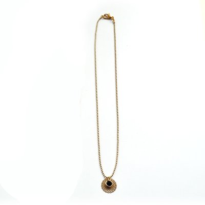Ketting mandala zwart