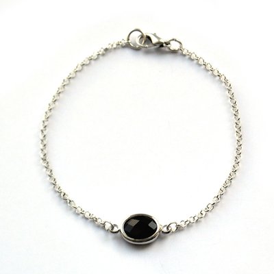 Silver and black