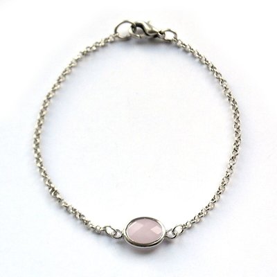 Silver and pink