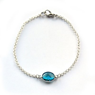 Silver and aqua