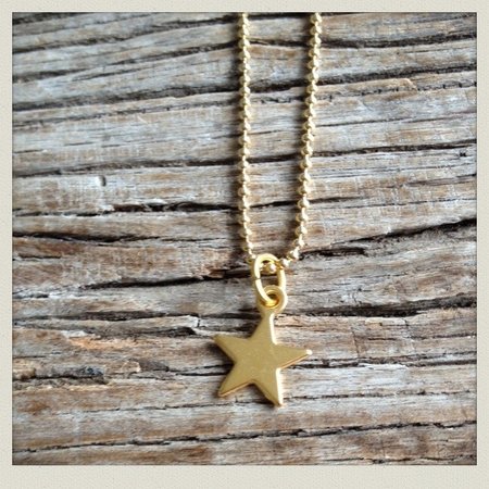 Ketting star (goud)