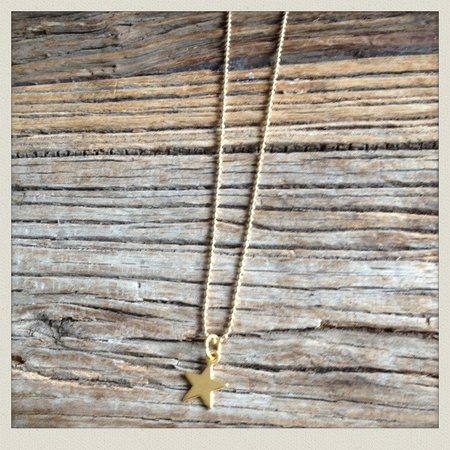 Ketting star (goud)