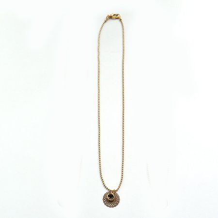 Ketting mandala antraciet