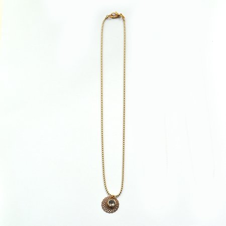 Ketting mandala blauw