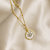 Deevena necklace ✩ eye pendant white gold