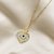 Delia necklace ♡ heart pendant gold