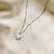 Alba necklace ☀ sun pendant silver