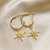 Elin earrings ✩ star gold