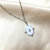Safira necklace ♡ white silver