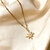 Elin necklace ✩ star gold