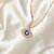 Kiya necklace ♥ eye pendant gold