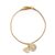 Ava bracelet ♥ mandala & tassel beige gold