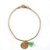 Ava bracelet ♥ mandala & tassel turquoise gold