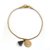 Ava bracelet ♥ mandala & tassel grey gold