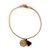Ava bracelet ♥ mandala & tassel black gold