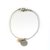 Ava bracelet ♥ mandala & tassel beige silver
