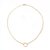 Ayla necklace ♡ simplicity circle gold