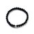 Terra bracelet • black natural stone