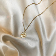 Nayana necklace ♥ eye pendant ridge gold