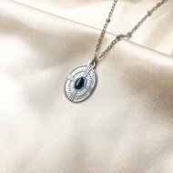 Emilia necklace ♡ black silver
